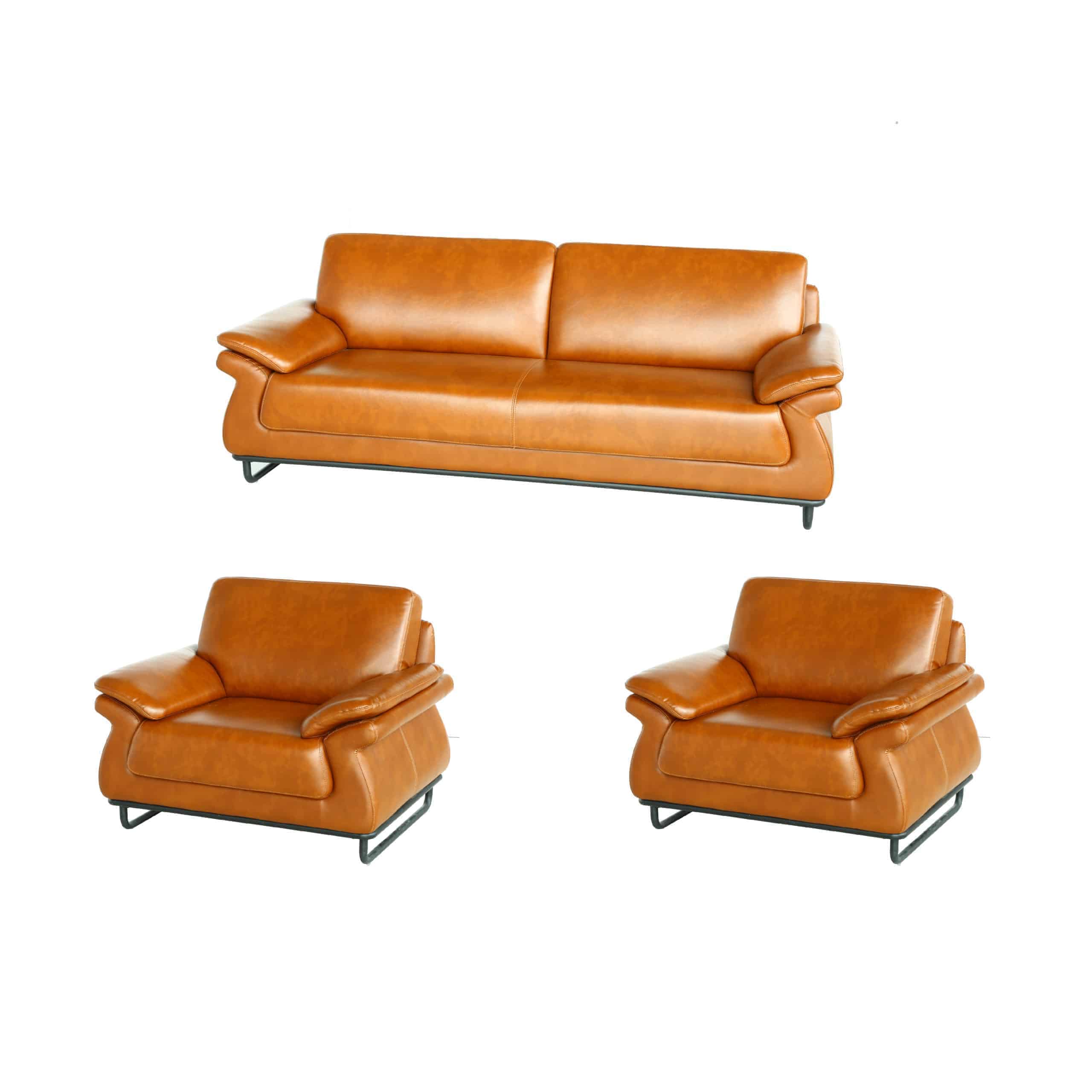 Two plus two single seater light brown colour seat foam and back foam hospital waiting room sofa