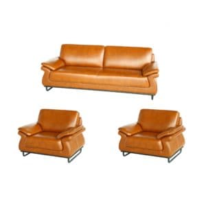 Two plus two single seater light brown colour seat foam and back foam hospital waiting room sofa