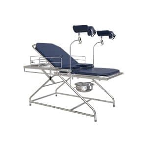 Stainless Steel Frame Work Patient Examination Couch With Lithotomy