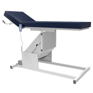 Patient examination couch with motorized height adjustable function