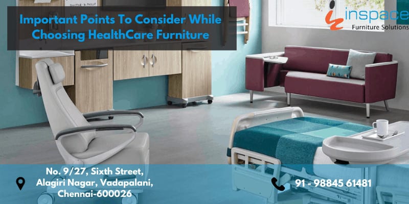 Comfortable and elegant looking patient room furniture